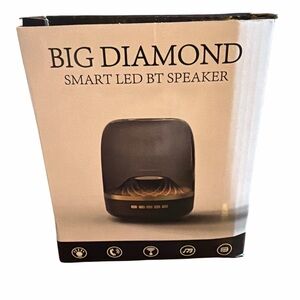 NEW Big Diamond Smart LED Bluetooth Speaker - Wireless RGB Light Up